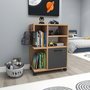 Hanah Home Rebusa Armario Multiusos Pino Atlántico y Antracita